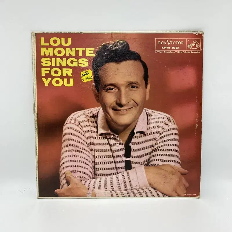 LOU MONTE SINGS FOR YOU LP / AA6145